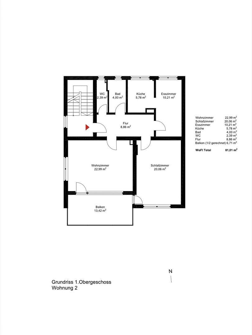 Predaj bytu 3-izbový 81 m², Meisenbachstrasse 26, Nürnberg, Bavorsko Predaj bytu 3-izbový 81 m², Meisenbachstrasse 26, Nürnberg, Bavorsko