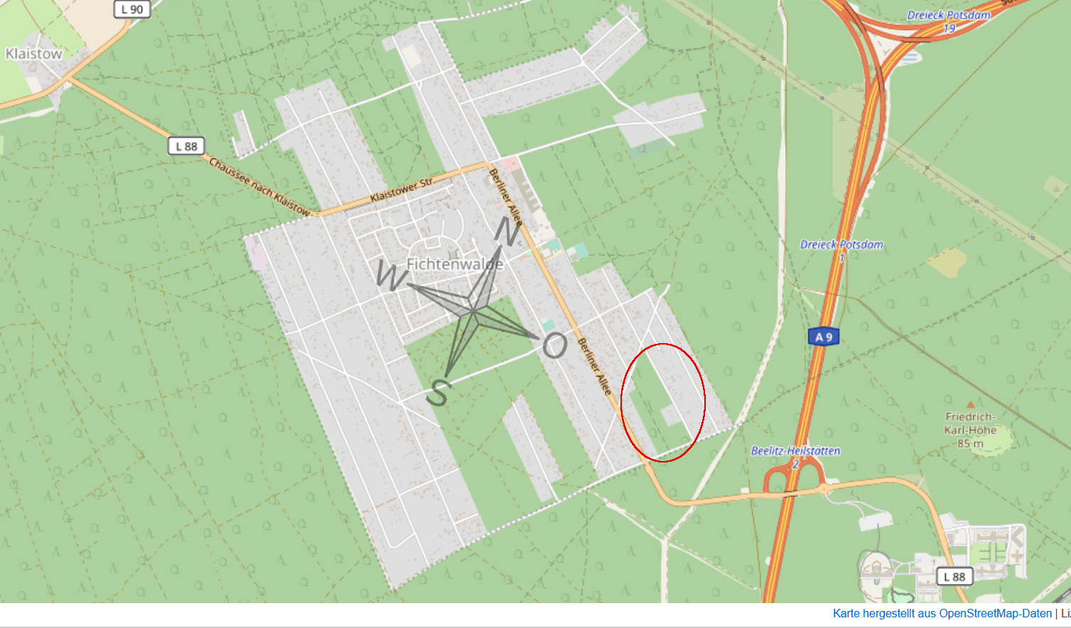Predaj pozemku 60.000 m², Brücker Weg // Fercher Sraße, Beelitz, Brandenbursko Predaj pozemku 60.000 m², Brücker Weg // Fercher Sraße, Beelitz, Brandenbursko