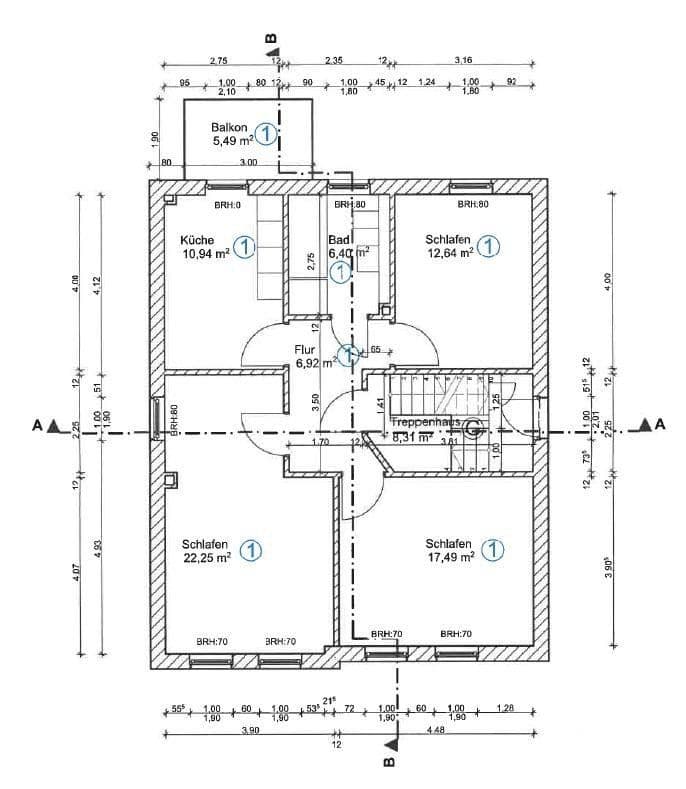 Predaj bytu 3-izbový 80 m², Elzer-Straße 126, Hildesheim, Dolné Sasko Predaj bytu 3-izbový 80 m², Elzer-Straße 126, Hildesheim, Dolné Sasko