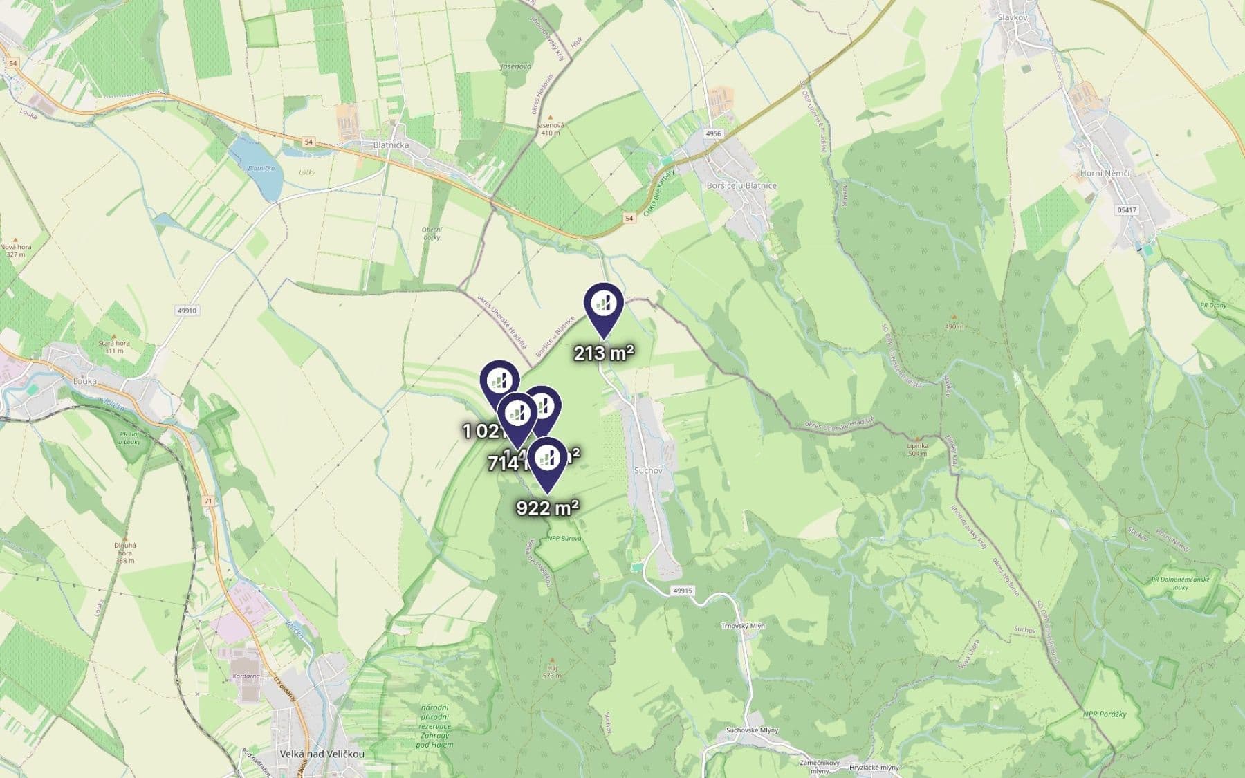 Predaj pozemku 4.308 m², Suchov, Jihomoravský kraj Predaj pozemku 4.308 m², Suchov, Jihomoravský kraj