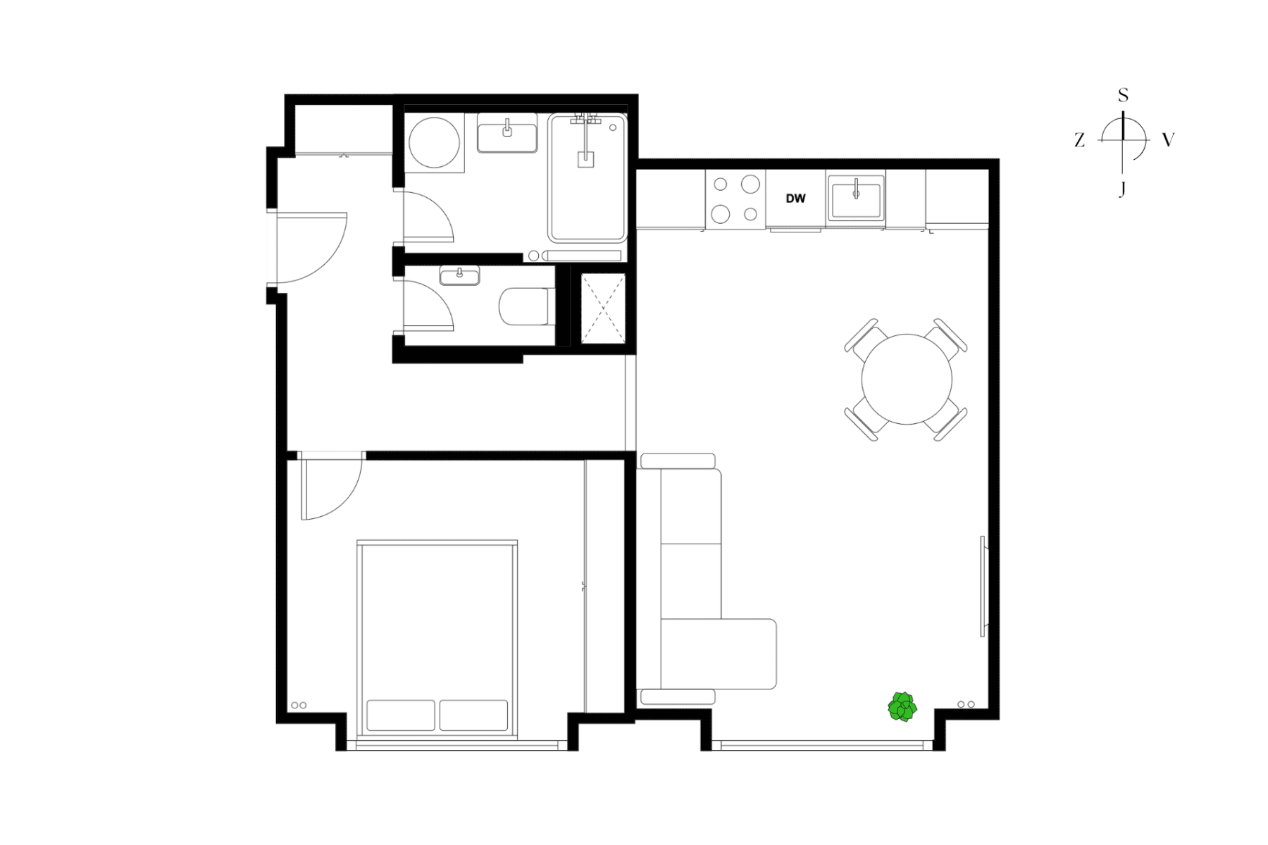 Predaj bytu 2-izbový 41 m², Jakutská, Praha, Praha Predaj bytu 2-izbový 41 m², Jakutská, Praha, Praha