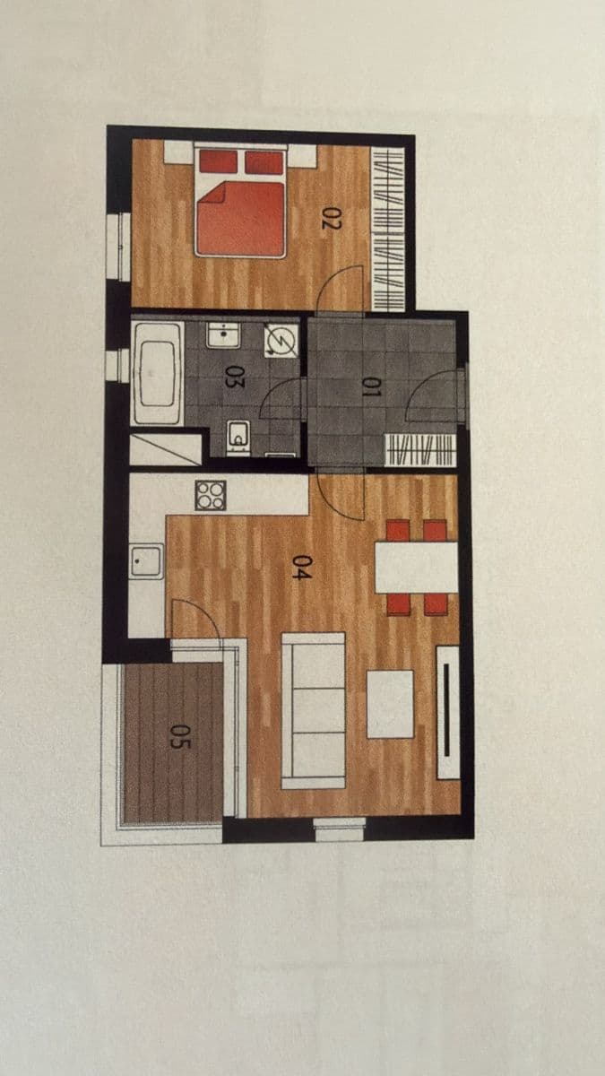 Prenájom bytu 2-izbový 61 m², Kačírkova, Praha, Praha Prenájom bytu 2-izbový 61 m², Kačírkova, Praha, Praha