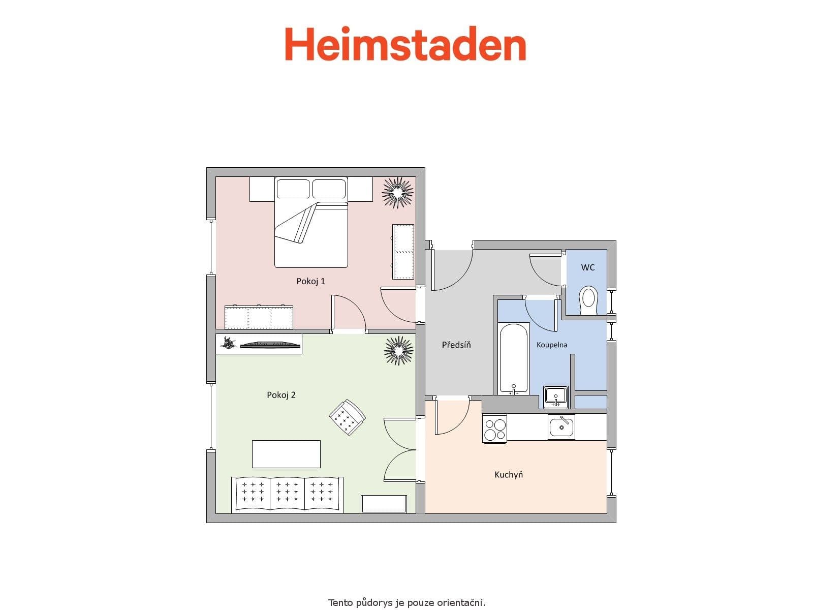 Prenájom bytu 2-izbový 55 m², Chopinova, Havířov, Moravskoslezský kraj Prenájom bytu 2-izbový 55 m², Chopinova, Havířov, Moravskoslezský kraj