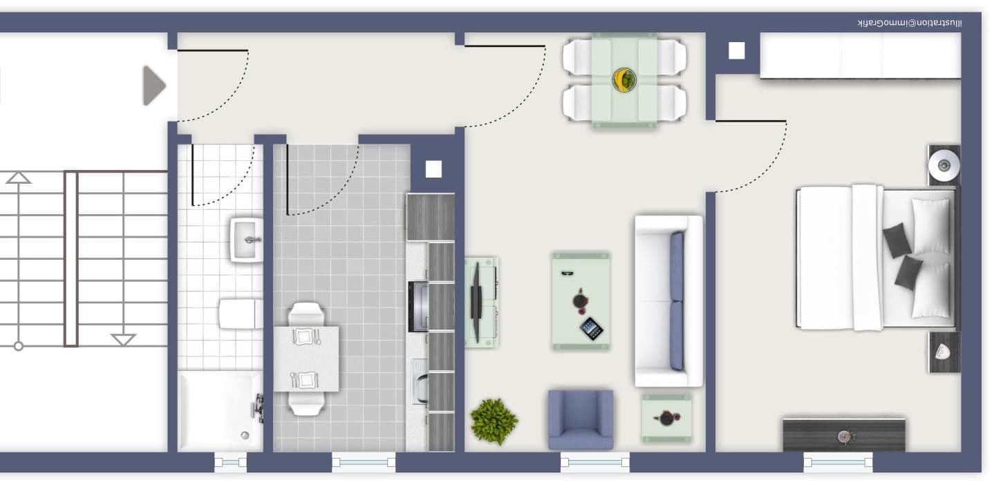 Prenájom bytu 2-izbový 48 m², Rüppurrer Str. 20b, Karlsruhe, Bádensko-Wurttembersko Prenájom bytu 2-izbový 48 m², Rüppurrer Str. 20b, Karlsruhe, Bádensko-Wurttembersko