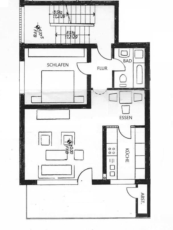 Prenájom bytu 2-izbový 64 m², Am Homberg 9, Hattingen, Severné Porýnie - Westfálsko Prenájom bytu 2-izbový 64 m², Am Homberg 9, Hattingen, Severné Porýnie - Westfálsko