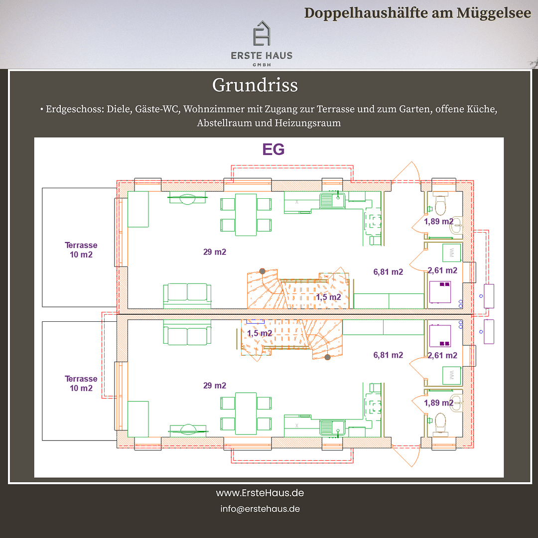 Predaj domu 122 m², pozemok 197 m², Odernheimer Straße 94 B, Berlin, Berlín Predaj domu 122 m², pozemok 197 m², Odernheimer Straße 94 B, Berlin, Berlín
