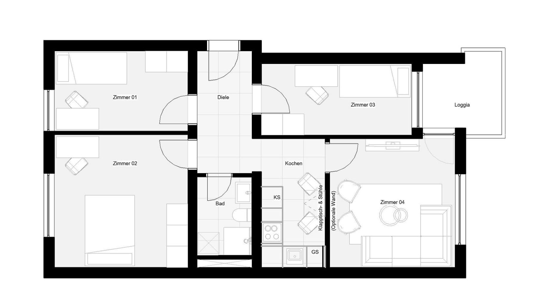 Predaj bytu 4-izbový 64 m², München, Bavorsko Predaj bytu 4-izbový 64 m², München, Bavorsko