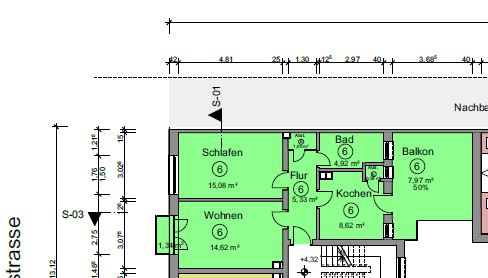 Prenájom bytu 2-izbový 60 m², Löwenstraße 30, Offenbach, Hesensko Prenájom bytu 2-izbový 60 m², Löwenstraße 30, Offenbach, Hesensko