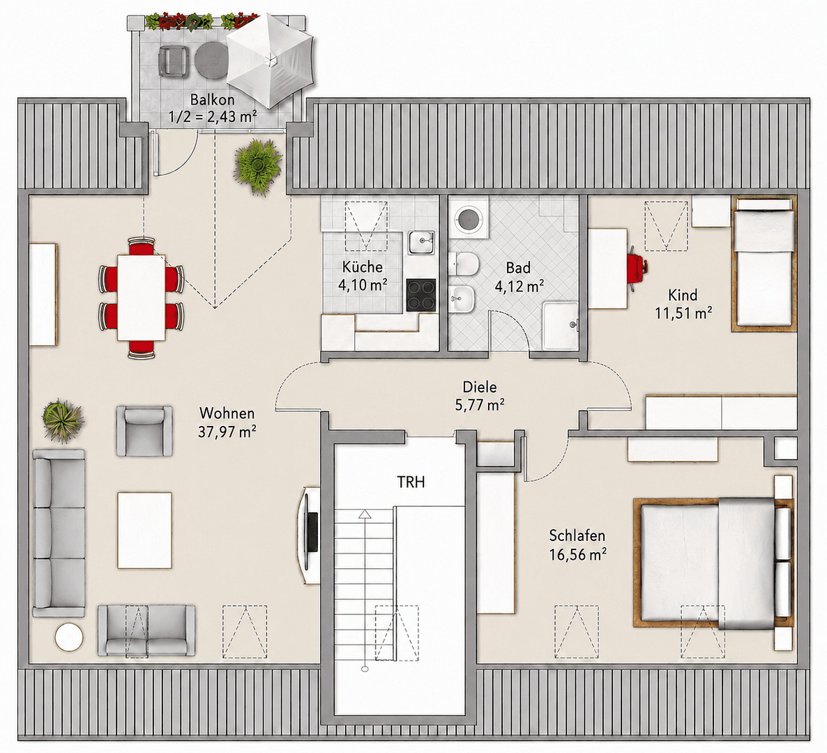 Predaj bytu 3-izbový 83 m², Fürstenfeldbruck, Bavorsko Predaj bytu 3-izbový 83 m², Fürstenfeldbruck, Bavorsko