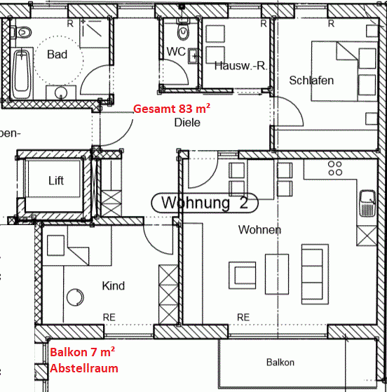 Prenájom bytu 3-izbový 83 m², Ulrichstr. 10, Abensberg, Bavorsko Prenájom bytu 3-izbový 83 m², Ulrichstr. 10, Abensberg, Bavorsko