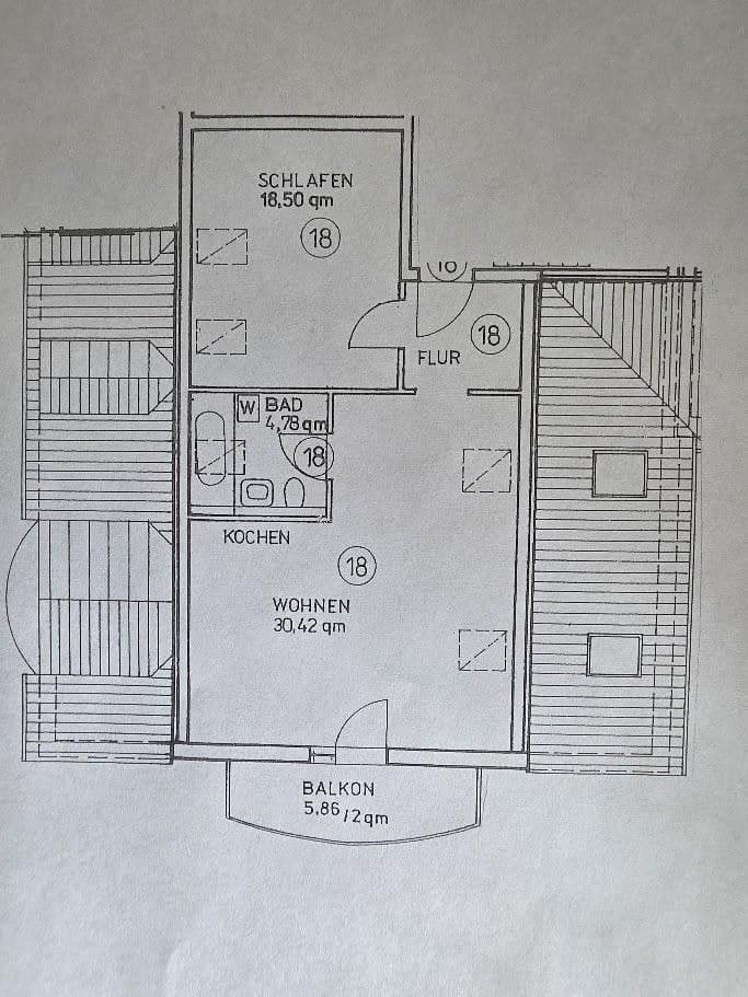 Prenájom bytu 2-izbový 59 m², Grimmaische Str. 58, Döbeln, Sasko Prenájom bytu 2-izbový 59 m², Grimmaische Str. 58, Döbeln, Sasko