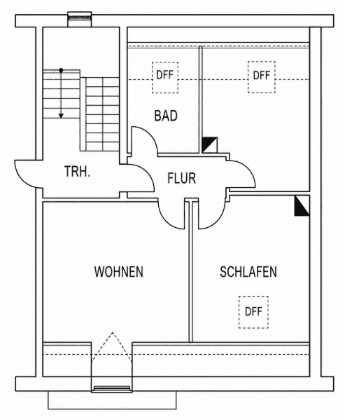 Prenájom bytu 2-izbový 50 m², Hahnenbachstraße 58, Hahnenbach, Porýnie-Falcko Prenájom bytu 2-izbový 50 m², Hahnenbachstraße 58, Hahnenbach, Porýnie-Falcko