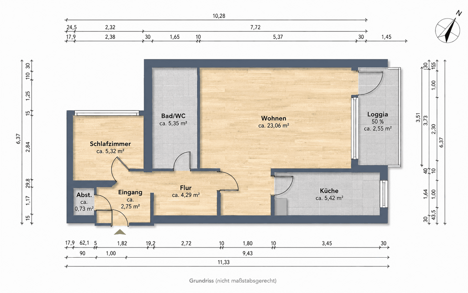 Predaj bytu 2-izbový 49 m², Bonn, Severné Porýnie - Westfálsko Predaj bytu 2-izbový 49 m², Bonn, Severné Porýnie - Westfálsko