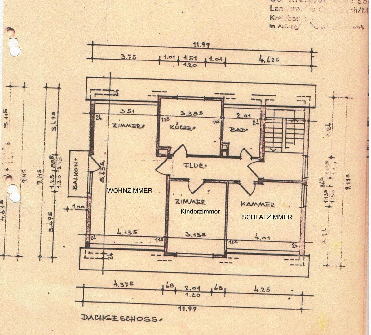 Prenájom bytu 3-izbový 75 m², Hanau, Hesensko Prenájom bytu 3-izbový 75 m², Hanau, Hesensko