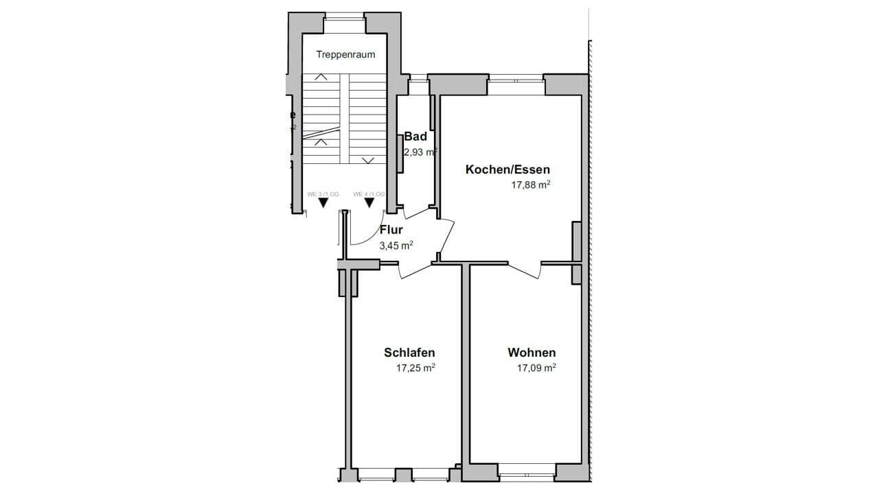 Prenájom bytu 3-izbový 59 m², Große Heimstraße 58, Dortmund, Severné Porýnie - Westfálsko Prenájom bytu 3-izbový 59 m², Große Heimstraße 58, Dortmund, Severné Porýnie - Westfálsko