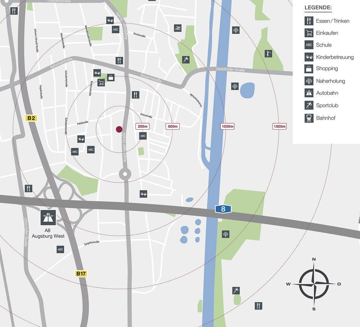 Predaj bytu 3-izbový 131 m², Augsburger Str. 35 b, Gersthofen, Bavorsko Predaj bytu 3-izbový 131 m², Augsburger Str. 35 b, Gersthofen, Bavorsko