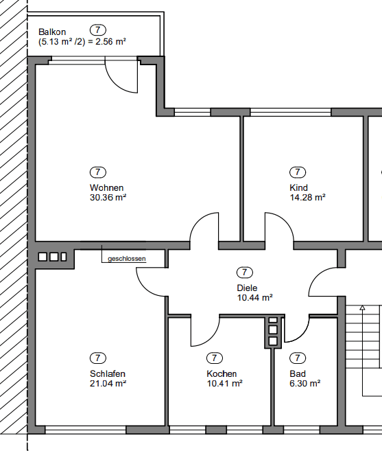 Prenájom bytu 3-izbový 96 m², Ruhrallee 26, Essen, Severné Porýnie - Westfálsko Prenájom bytu 3-izbový 96 m², Ruhrallee 26, Essen, Severné Porýnie - Westfálsko