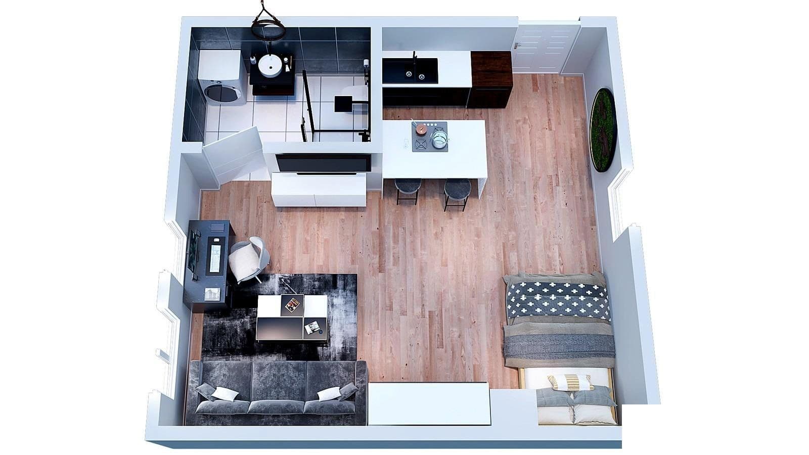 Prenájom bytu 1-izbový 42 m², Berlin, Berlín Prenájom bytu 1-izbový 42 m², Berlin, Berlín