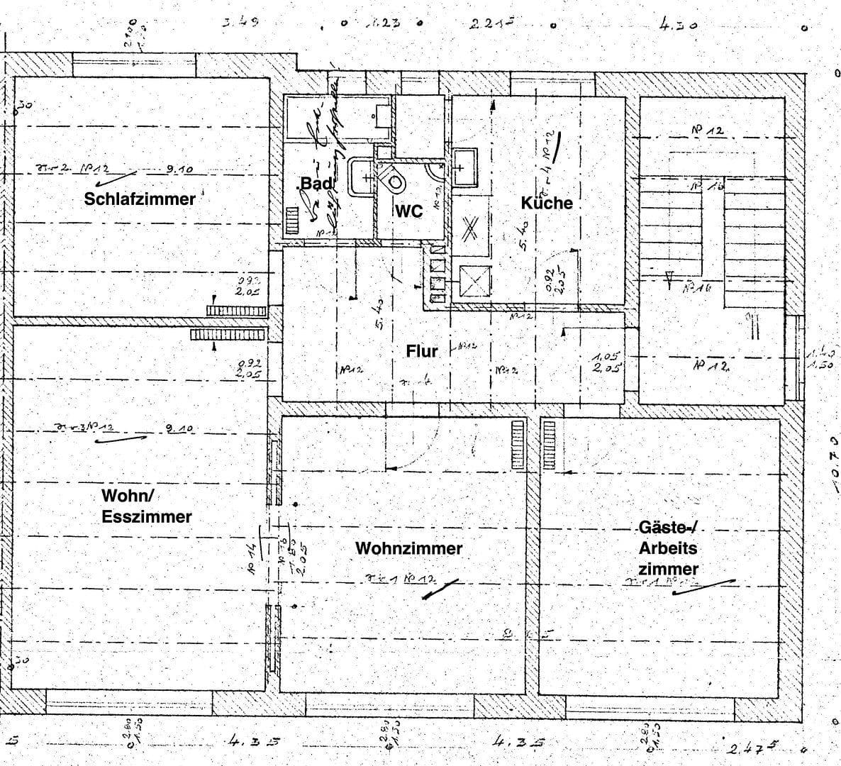 Prenájom bytu 4-izbový 104 m², Mürwiker Strasse 192, Flensburg, Šlezvicko-Holštajnsko Prenájom bytu 4-izbový 104 m², Mürwiker Strasse 192, Flensburg, Šlezvicko-Holštajnsko