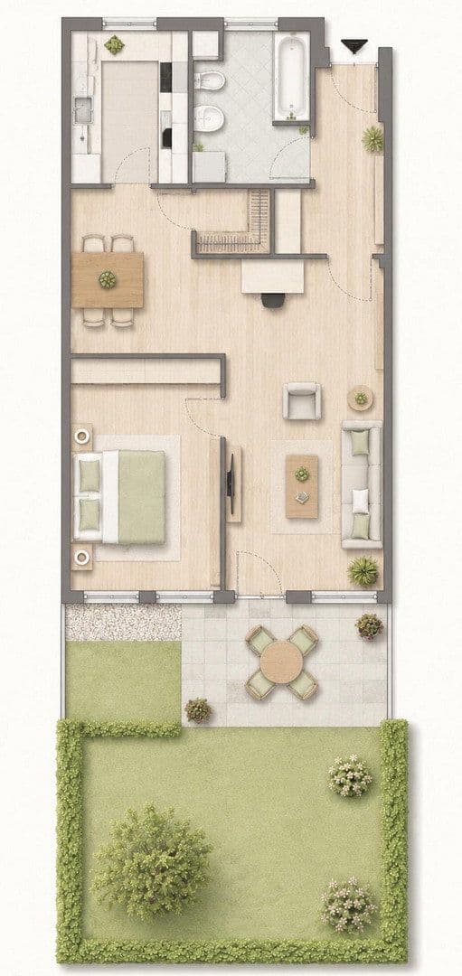 Predaj bytu 2-izbový 70 m², Nürnberg, Bavorsko Predaj bytu 2-izbový 70 m², Nürnberg, Bavorsko