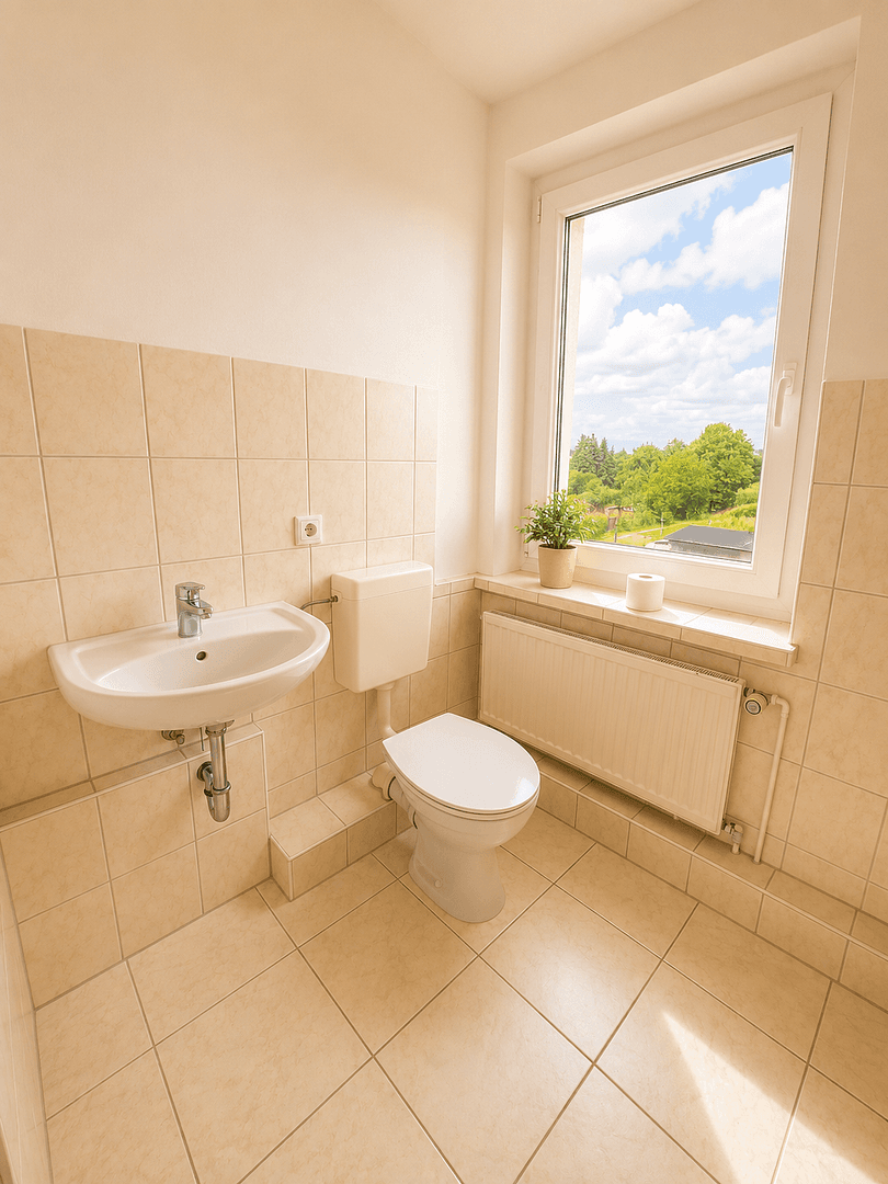 Prenájom bytu 4-izbový 79 m², Straße der Jugend 2, Altenpleen, Meklenbursko-Predpomoransko Prenájom bytu 4-izbový 79 m², Straße der Jugend 2, Altenpleen, Meklenbursko-Predpomoransko