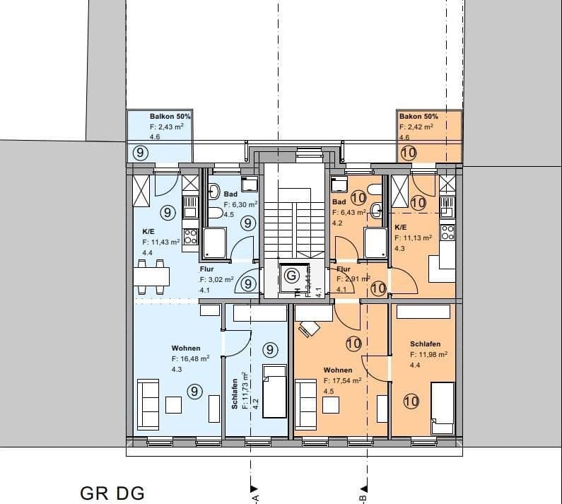 Prenájom bytu 2-izbový 47 m², Streiberstr. 7, Halle, Sasko-Anhaltsko Prenájom bytu 2-izbový 47 m², Streiberstr. 7, Halle, Sasko-Anhaltsko