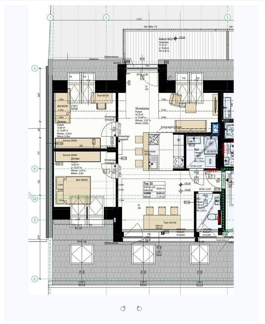 Prenájom bytu 3-izbový 84 m², Wien, Viedeň Prenájom bytu 3-izbový 84 m², Wien, Viedeň