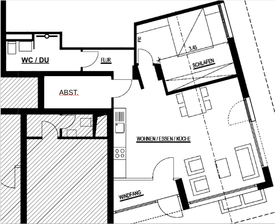 Prenájom bytu 2-izbový 68 m², Hohenheimer Str. 11, Leinfelden-Echterdingen, Bádensko-Wurttembersko Prenájom bytu 2-izbový 68 m², Hohenheimer Str. 11, Leinfelden-Echterdingen, Bádensko-Wurttembersko