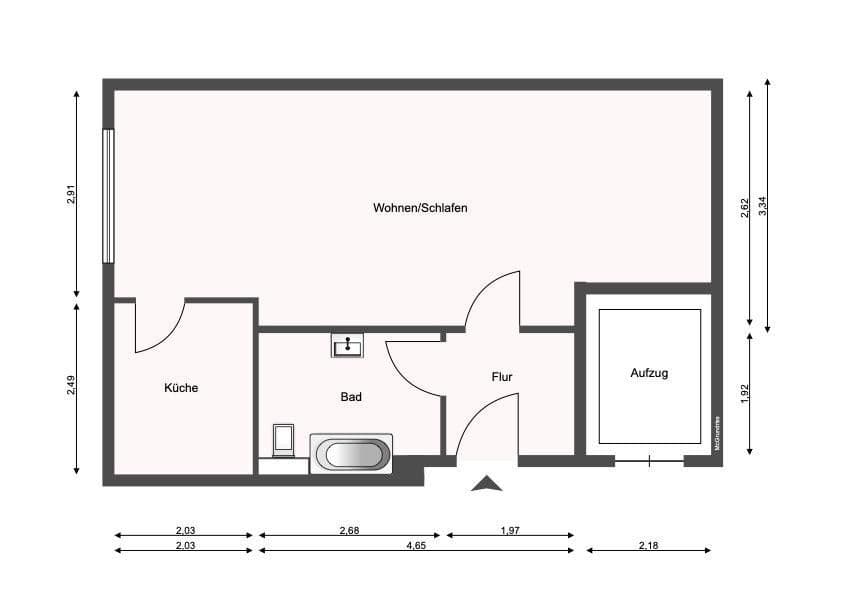 Prenájom bytu 1-izbový 41 m², Goldschmidtstr. 29 a, Leipzig, Sasko Prenájom bytu 1-izbový 41 m², Goldschmidtstr. 29 a, Leipzig, Sasko