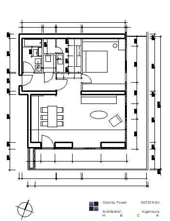 Prenájom bytu 2-izbový 86 m², Köln, Severné Porýnie - Westfálsko Prenájom bytu 2-izbový 86 m², Köln, Severné Porýnie - Westfálsko