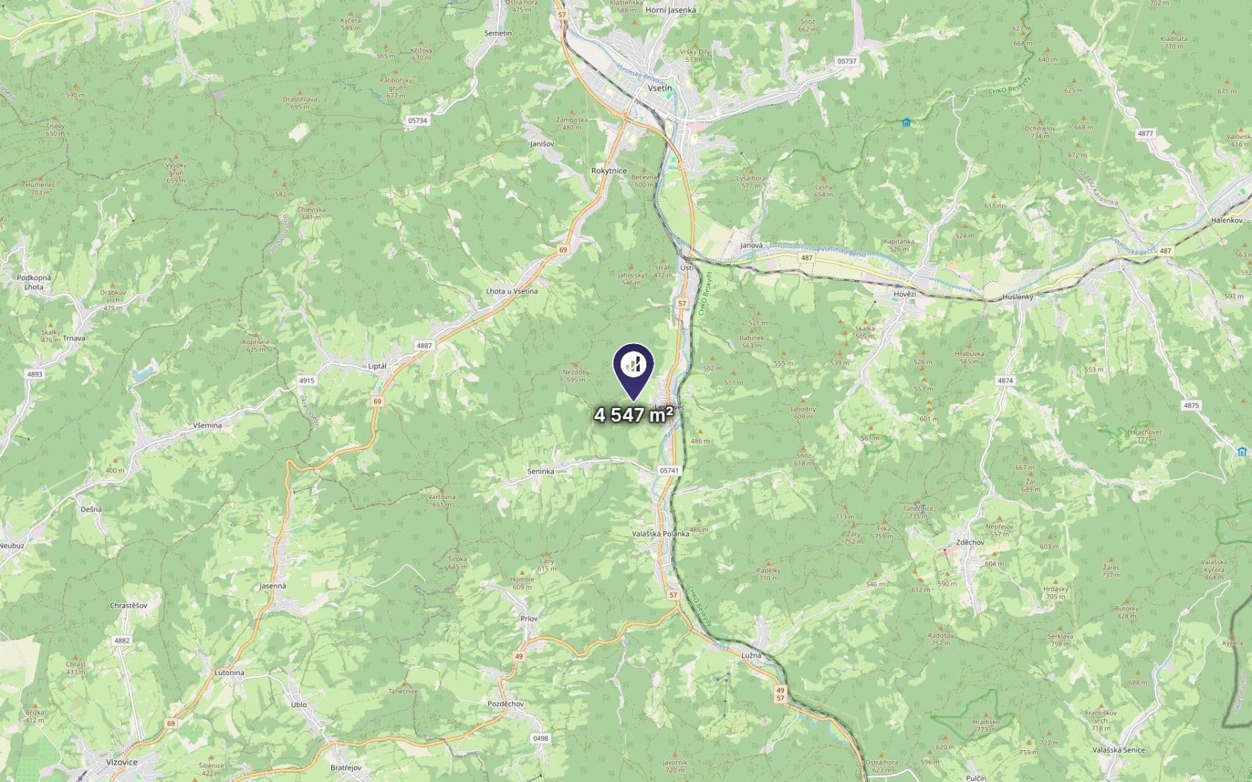 Predaj pozemku 4.547 m², Leskovec, Zlínský kraj Predaj pozemku 4.547 m², Leskovec, Zlínský kraj