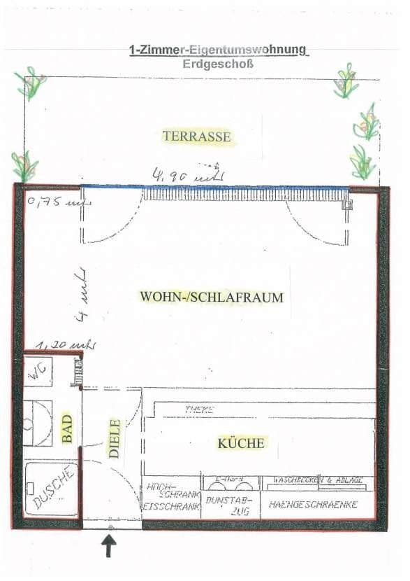 Prenájom bytu 1-izbový 35 m², Ühlingen-Birkendorf, Bádensko-Wurttembersko Prenájom bytu 1-izbový 35 m², Ühlingen-Birkendorf, Bádensko-Wurttembersko
