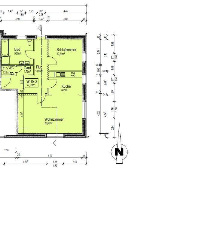 Prenájom bytu 2-izbový 78 m², Ehestorfer Dorfstr. 24, Rosengarten, Dolné Sasko Prenájom bytu 2-izbový 78 m², Ehestorfer Dorfstr. 24, Rosengarten, Dolné Sasko