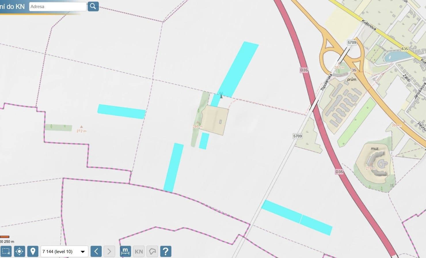 Predaj pozemku 98.208 m², Křelov-Břuchotín, Olomoucký kraj Predaj pozemku 98.208 m², Křelov-Břuchotín, Olomoucký kraj