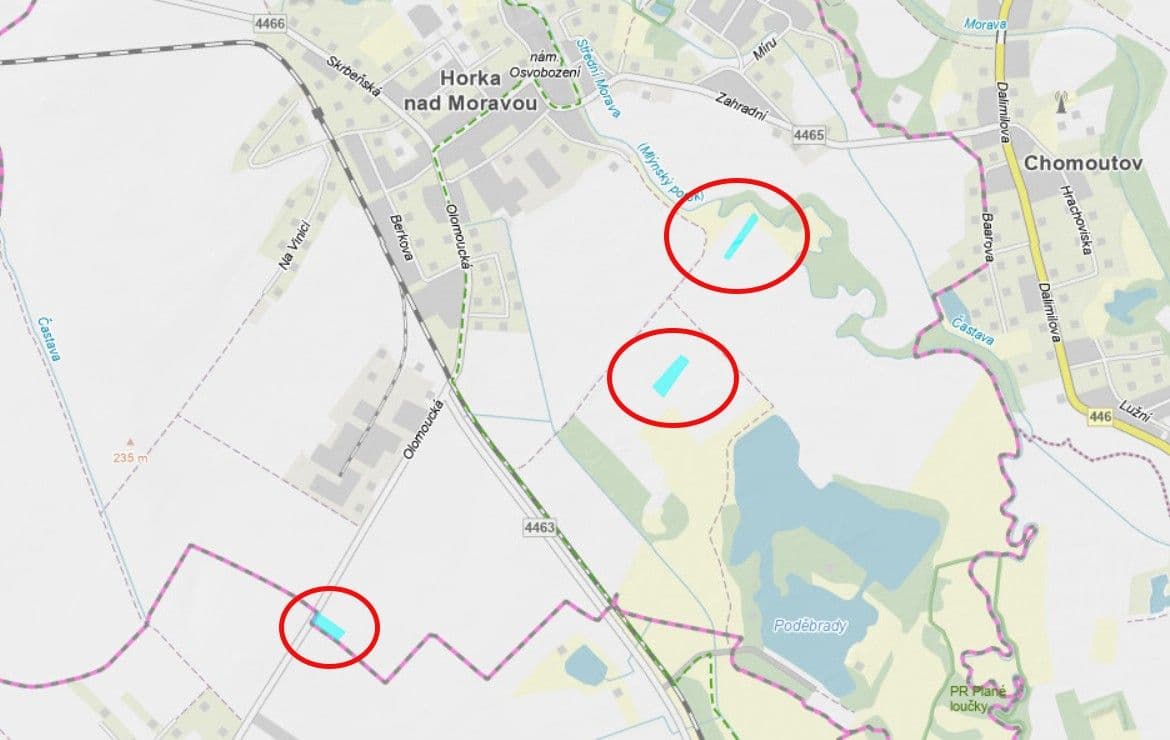Predaj pozemku 98.208 m², Křelov-Břuchotín, Olomoucký kraj Predaj pozemku 98.208 m², Křelov-Břuchotín, Olomoucký kraj