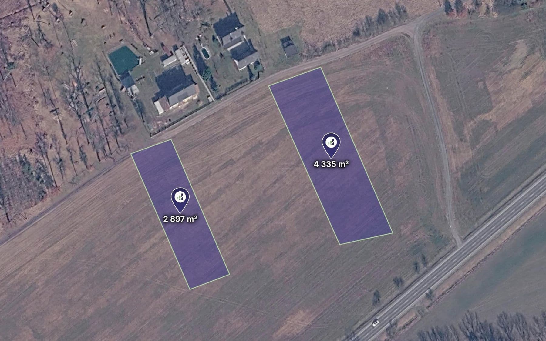 Predaj pozemku 7.232 m², Obrubce, Středočeský kraj Predaj pozemku 7.232 m², Obrubce, Středočeský kraj