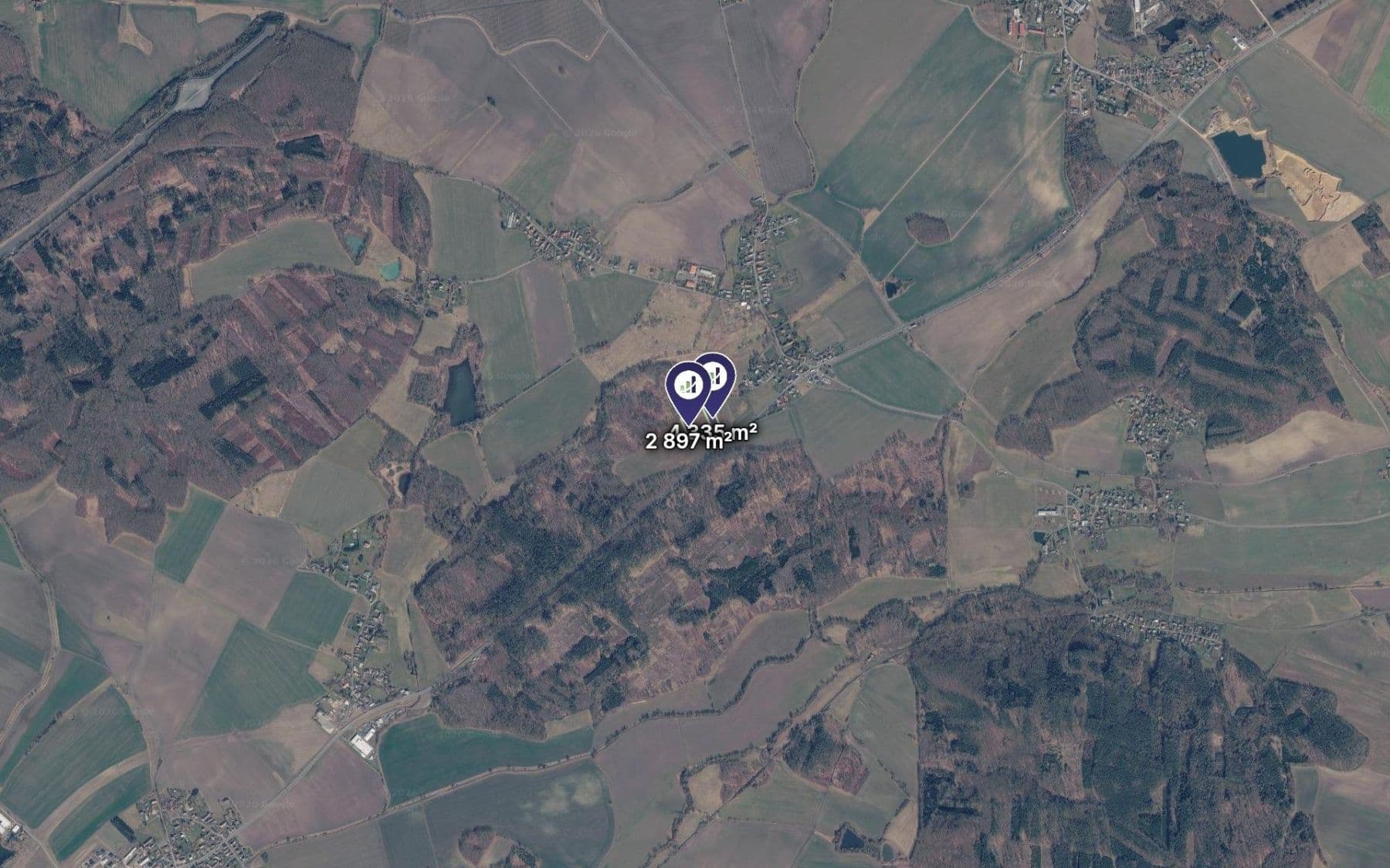 Predaj pozemku 7.232 m², Obrubce, Středočeský kraj Predaj pozemku 7.232 m², Obrubce, Středočeský kraj
