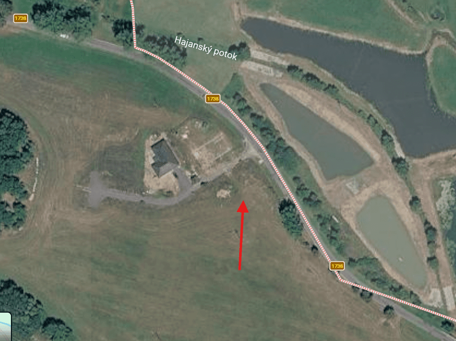 Predaj pozemku 1.168 m², Hajany, Jihočeský kraj Predaj pozemku 1.168 m², Hajany, Jihočeský kraj