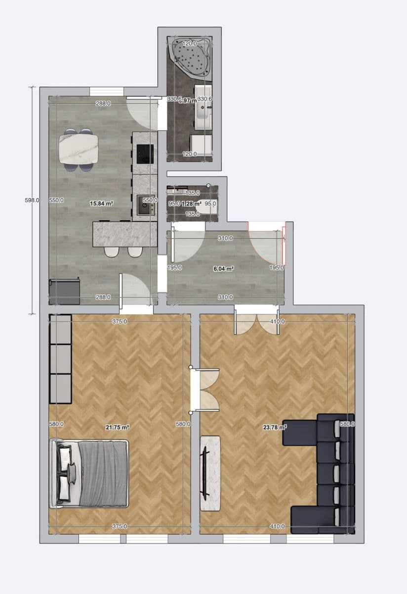 Prenájom bytu 2-izbový 77 m², Československé armády, Hradec Králové, Královéhradecký kraj Prenájom bytu 2-izbový 77 m², Československé armády, Hradec Králové, Královéhradecký kraj