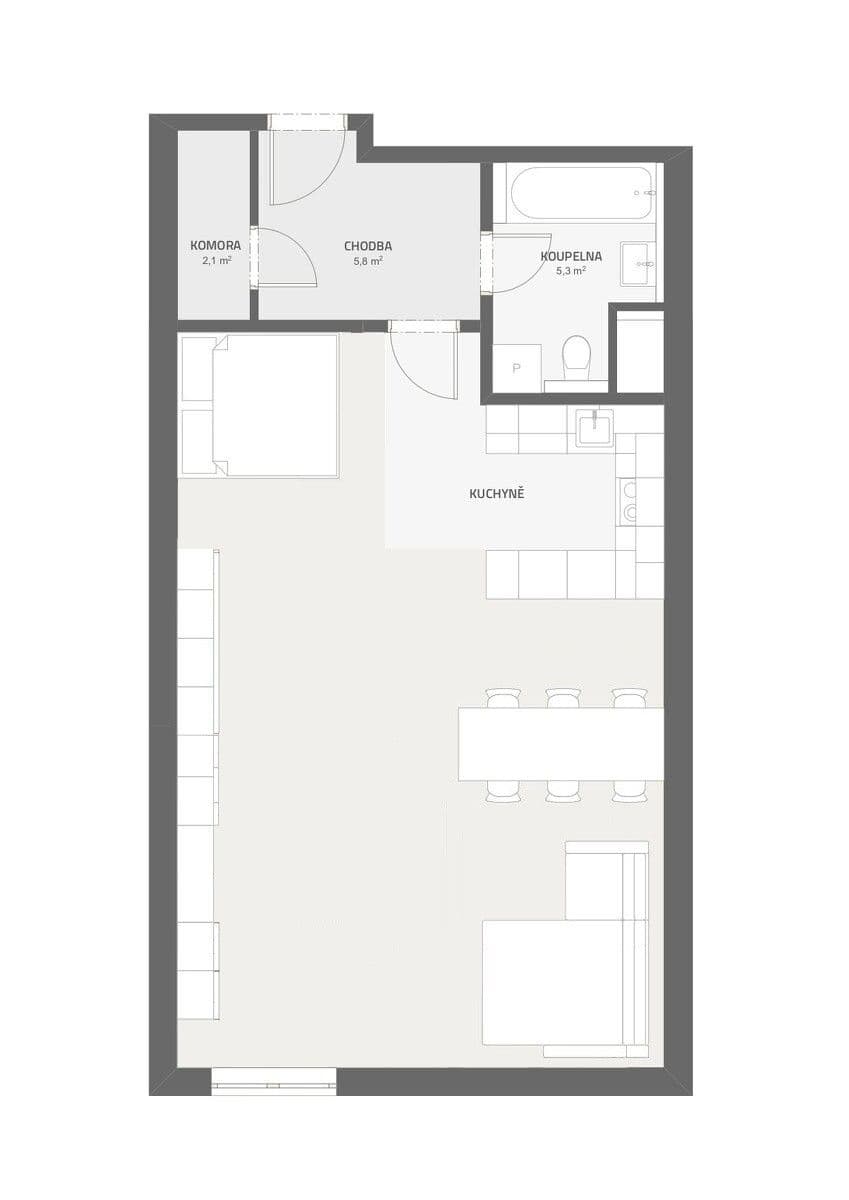 Predaj bytu 1-izbový 68 m², Březenská, Praha, Praha Predaj bytu 1-izbový 68 m², Březenská, Praha, Praha