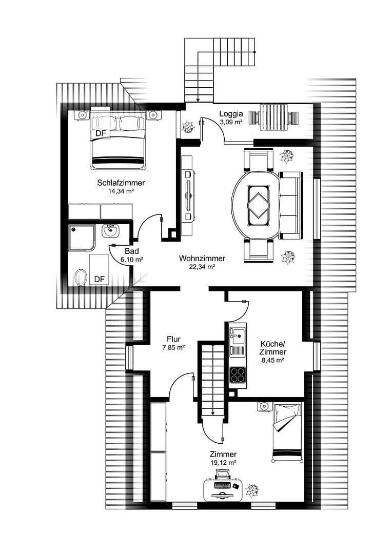 Predaj domu 176 m², pozemok 564 m², Nicolaus-Zech-Str. 3 8, Coburg, Bavorsko Predaj domu 176 m², pozemok 564 m², Nicolaus-Zech-Str. 3 8, Coburg, Bavorsko