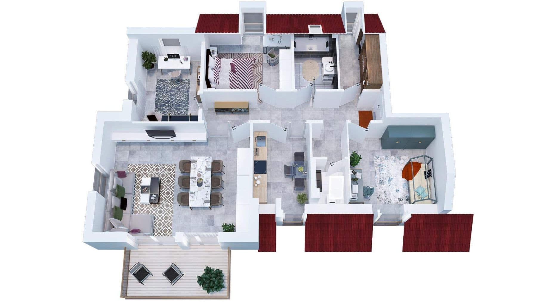 Prenájom bytu 4-izbový 110 m², Sassenburg, Dolné Sasko Prenájom bytu 4-izbový 110 m², Sassenburg, Dolné Sasko