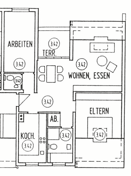 Prenájom bytu 3-izbový 85 m², Helga-Barth-Straße 7, Bretten, Bádensko-Wurttembersko Prenájom bytu 3-izbový 85 m², Helga-Barth-Straße 7, Bretten, Bádensko-Wurttembersko