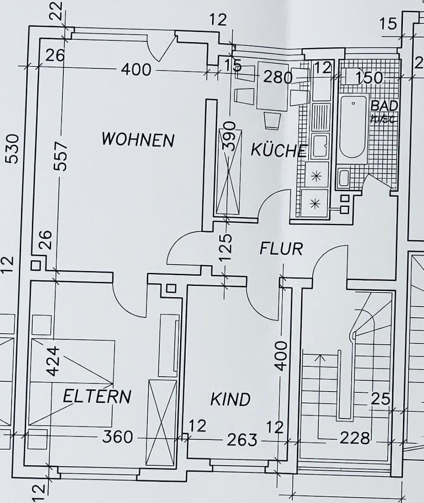 Prenájom bytu 3-izbový 78 m², Richard-Wagner-Str. 54, Saarbrücken, Sársko Prenájom bytu 3-izbový 78 m², Richard-Wagner-Str. 54, Saarbrücken, Sársko