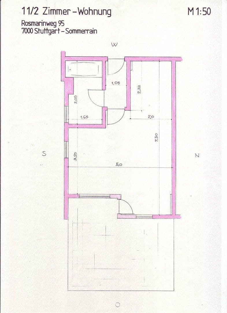 Prenájom bytu 1-izbový 35 m², Rosmarinweg 95, Stuttgart-Sommerrain, Bádensko-Wurttembersko Prenájom bytu 1-izbový 35 m², Rosmarinweg 95, Stuttgart-Sommerrain, Bádensko-Wurttembersko