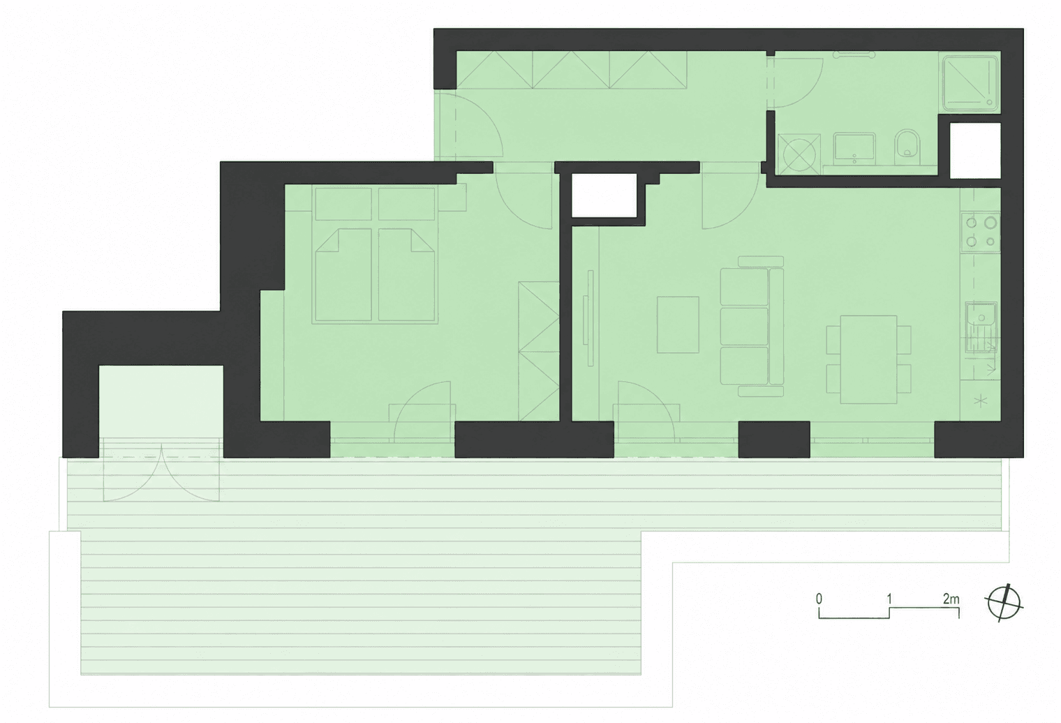 Prenájom bytu 2-izbový 50 m², Střední, Brno, Jihomoravský kraj Prenájom bytu 2-izbový 50 m², Střední, Brno, Jihomoravský kraj