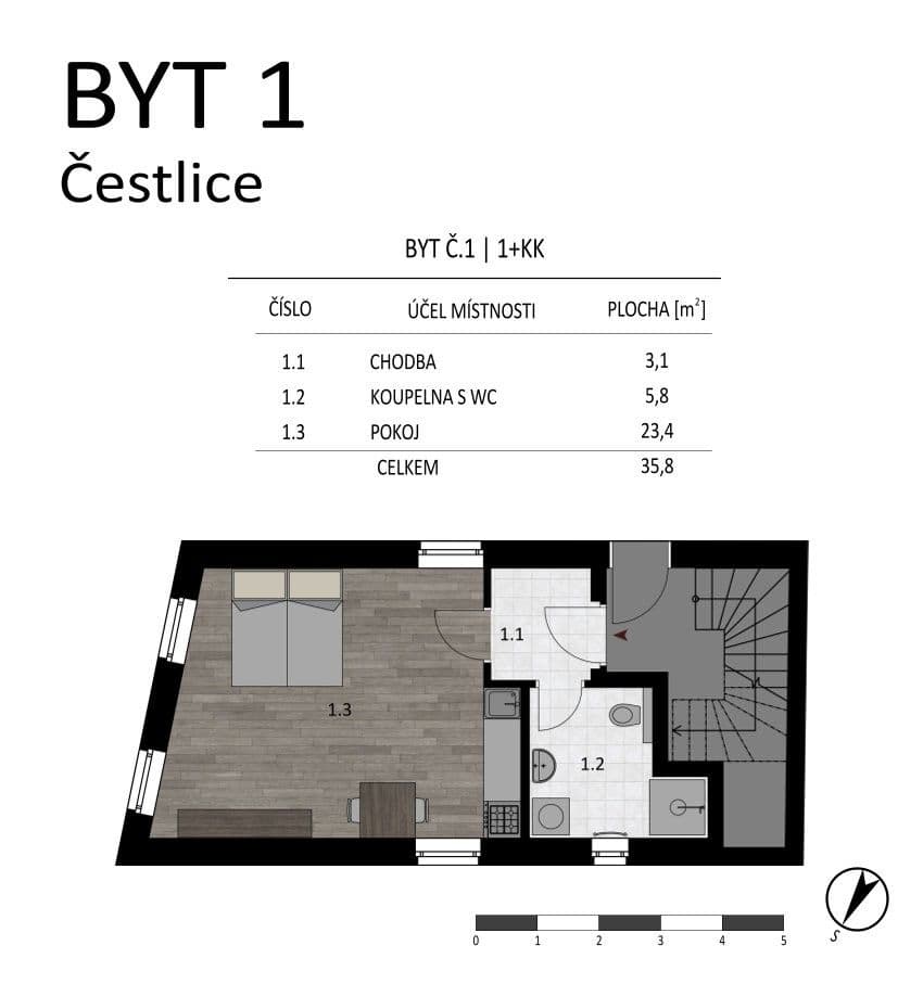 Prenájom bytu 1-izbový 36 m², Lipová, Čestlice, Středočeský kraj Prenájom bytu 1-izbový 36 m², Lipová, Čestlice, Středočeský kraj
