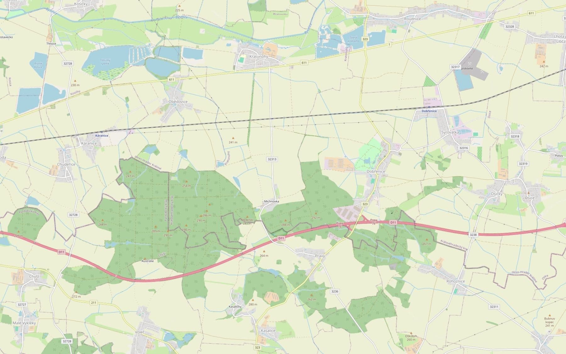 Predaj pozemku 4.963 m², Kratonohy, Královéhradecký kraj Predaj pozemku 4.963 m², Kratonohy, Královéhradecký kraj