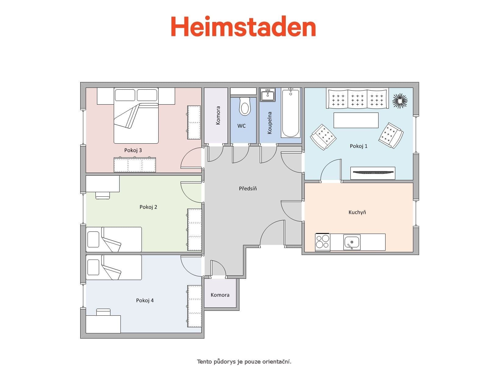 Prenájom bytu 4-izbový 95 m², tř. Osvobození, Karviná, Moravskoslezský kraj Prenájom bytu 4-izbový 95 m², tř. Osvobození, Karviná, Moravskoslezský kraj