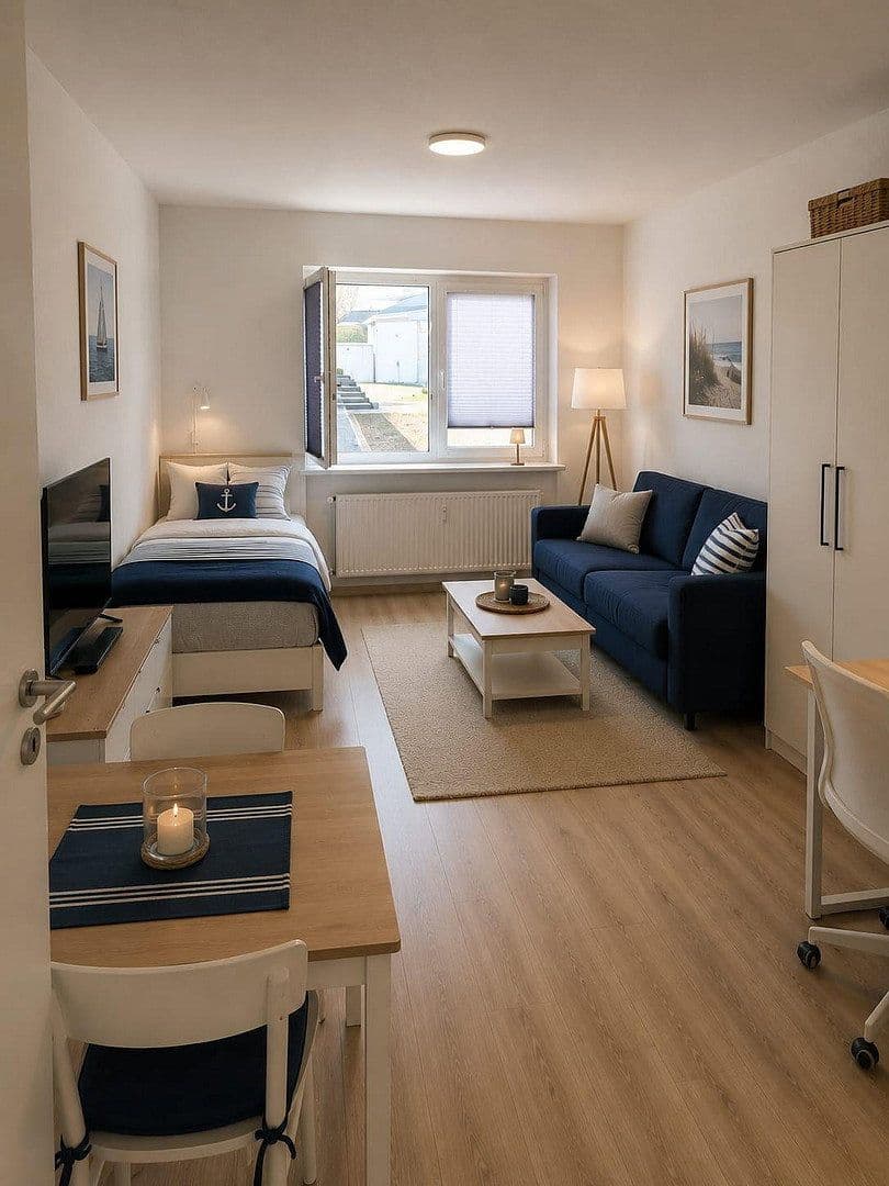 Prenájom bytu 1-izbový 28 m², Heiligenhafen, Šlezvicko-Holštajnsko Prenájom bytu 1-izbový 28 m², Heiligenhafen, Šlezvicko-Holštajnsko